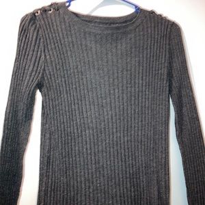 gray sweater